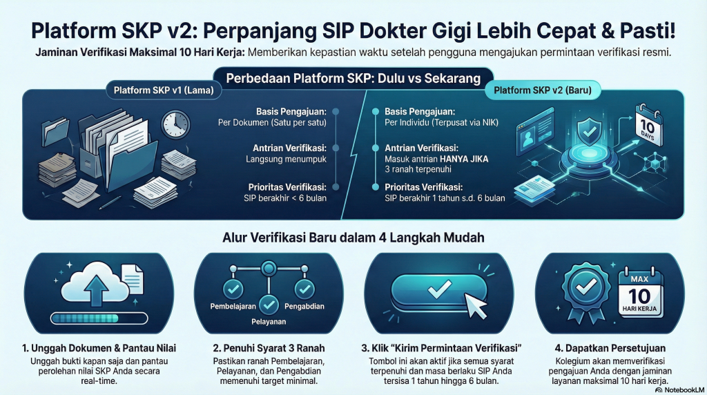 SKP Platform Versi 2 Resmi Diluncurkan, Perpanjangan SIP Tenaga Kesehatan Kini Lebih Cepat dengan Jaminan 10 Hari Kerja!